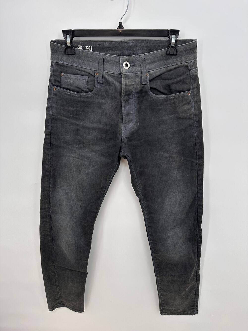 G STAR Men's Raw 3301 Slim Denim Jeans // 29 x 30